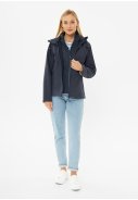 Veste imperméable softshell bleu marine Adeby de Derbe 5