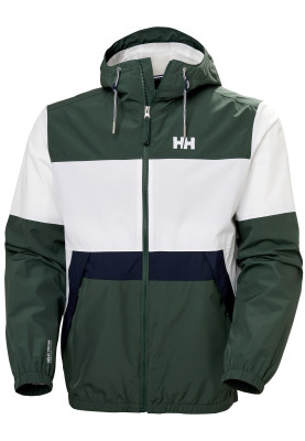 Imperméable homme Koster Helly Hansen vert foncé et blanc