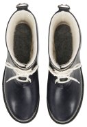 Botte basse en caoutchouc bleu marine à lacets Ilse Jacobsen 7