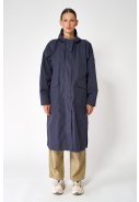 Manteau de pluie long pour femme bleu marine Nebel de Tantä 7