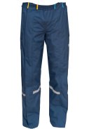 Pantalon de pluie bleu marine avec fermeture éclair intégrale Hello Rain 3