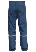 Pantalon de pluie bleu marine avec fermeture éclair intégrale Hello Rain 5