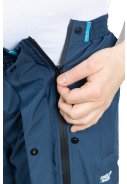 Pantalon de pluie bleu marine avec fermeture éclair intégrale Hello Rain 7