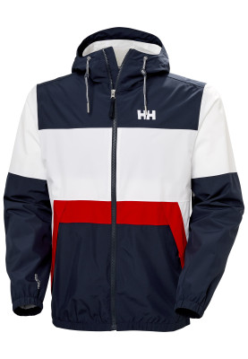 Imperméable homme Koster Helly Hansen bleu foncé et blanc