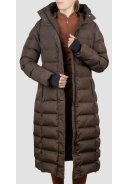 Brun foncé (Chocolate) doudoune matelassée imperméable Eloise de Horka 4