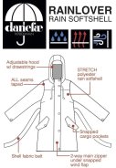 Imperméable vert foncé Danerainlover de Danefae 7
