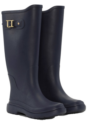 Bottes de pluie hautes Neo Rain Boot bleu foncé pour femme Ilse Jacobsen
