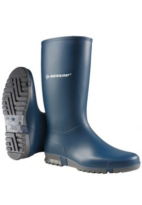 Botte sportive PVC bleu marine Dunlop