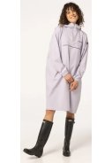 Poncho de pluie manches longues Lilas poussière par Agu 3