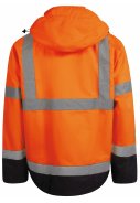 Veste de pluie respirante orange vif Lyngsøe Rainwear 2