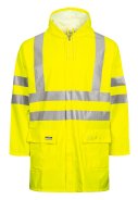 Veste de pluie ignifuge jaune fluorescent de Lyngsøe Rainwear