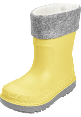 Bottes de pluie doublées pour enfant jaune – Playshoes