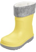 Bottes de pluie doublées pour enfant jaune – Playshoes 1