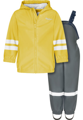 Veste jaune et pantalon foncé Basic imperméable de Playshoes