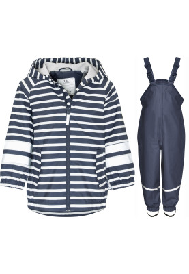 Combinaison de pluie rayée pour enfants de Playshoes