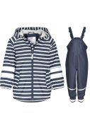 Combinaison de pluie rayée pour enfants de Playshoes 1