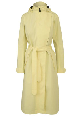 Trench-coat long imperméable Golden Mist Urban pour femme Agu