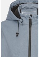 Manteau imperméable Softshell A-ligne gris-bleu par Ilse Jacobsen 2