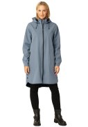 Manteau imperméable Softshell A-ligne gris-bleu par Ilse Jacobsen 7