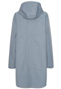 Manteau imperméable Softshell A-ligne gris-bleu par Ilse Jacobsen 8