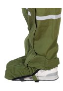 Vert (Olive) pantalon de pluie Storm 20K avec fermeture intégrale et sur-chaussures 6