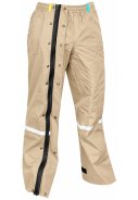 Pantalon de pluie beige Storm 20K avec fermeture intégrale et sur-chaussures 1