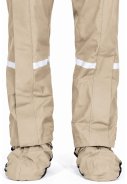 Pantalon de pluie beige Storm 20K avec fermeture intégrale et sur-chaussures 6
