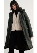 Imperméable femme vert et noir Janelle Coat de Seasalt 2