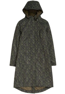 Imperméable femme vert et noir Janelle Coat de Seasalt