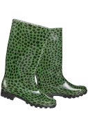 Bottes de pluie vertes et noires pour femme de XQ Footwear 3