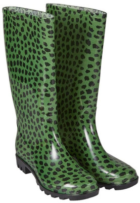 Bottes de pluie vertes et noires pour femme de XQ Footwear
