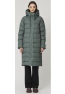 Veste de pluie puffer longue vert (Balsam Green) Glaze de Tantä 8