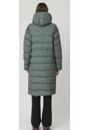 Veste de pluie puffer longue vert (Balsam Green) Glaze de Tantä 10