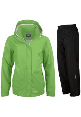 Ensemble pluie respirant femme vert Carrie de Pro-X Elements