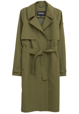 Veste trench imperméable verte Tage de Tänta