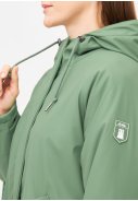Parka Friese Tidaholm AS Hedge Green avec doublure teddy de Derbe 3
