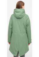 Parka Friese Tidaholm AS Hedge Green avec doublure teddy de Derbe 4