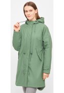 Parka Friese Tidaholm AS Hedge Green avec doublure teddy de Derbe 5