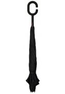 Parapluie Inside Out noir, double toile et coupe-vent 3