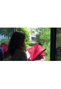 Parapluie Inside Out noir, double toile et coupe-vent 4