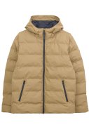 Manteau d'hiver matelassé beige (Kelp) pour homme Hrom de Tantä