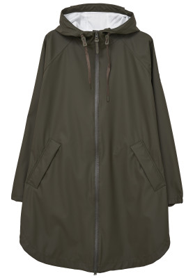 Veste/poncho imperméable kaki foncé Sky de Tantä
