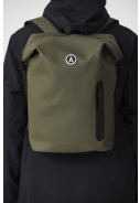 Sac à dos imperméable kaki Sniego de Tantä 10