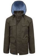 Veste de pluie homme verte (Olive) Grayson de Lighthouse 4