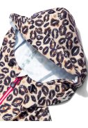 Leopard Kiss poncho de pluie durable et pantalon de pluie noir 4