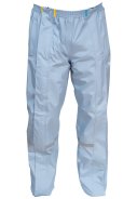 Pantalon de pluie bleu clair avec fermeture éclair intégrale Hello Rain 2