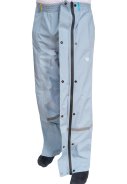 Pantalon de pluie bleu clair avec fermeture éclair intégrale Hello Rain 5