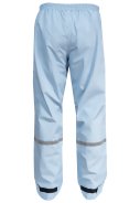 Pantalon de pluie bleu clair avec fermeture éclair intégrale Hello Rain 6