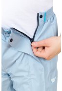 Pantalon de pluie bleu clair avec fermeture éclair intégrale Hello Rain 8