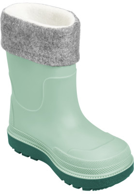 Bottes de pluie doublées pour enfant vert clair – Playshoes